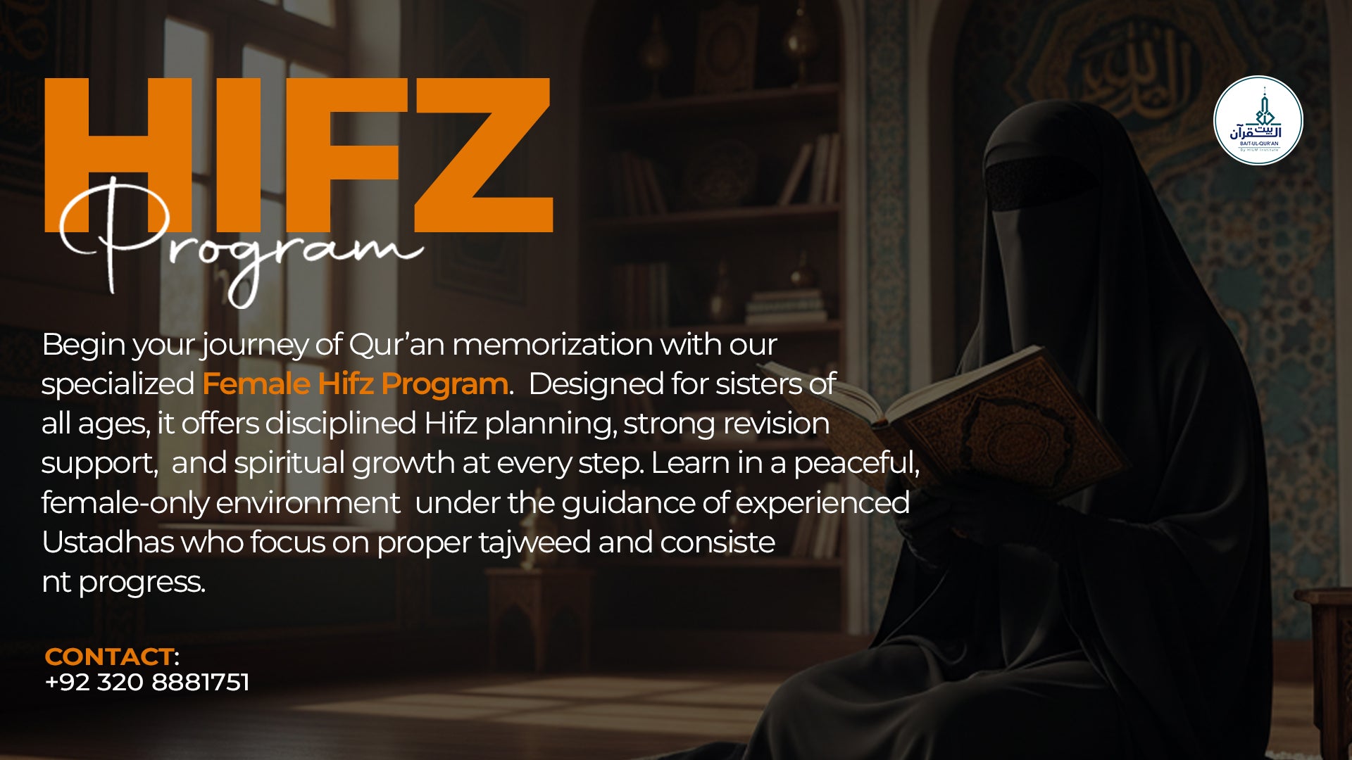 Hifz Program For Girls
