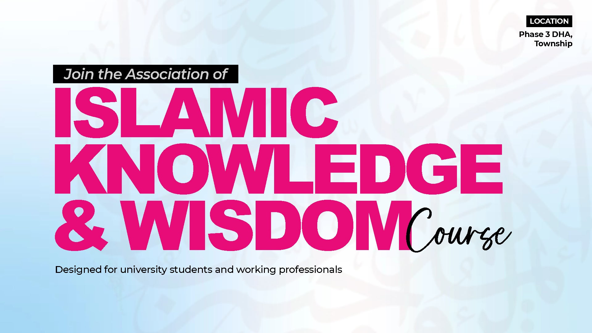 Associate of Islamic & Wisdom By Fatimah