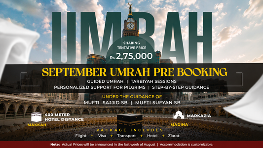 Umrah Pre Booking