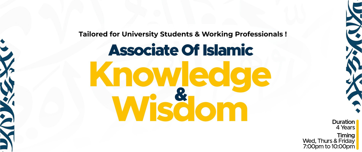 Associate of Islamic & Wisdom